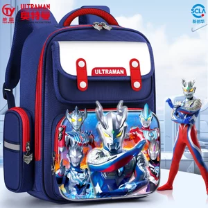 Lớp Một Schoolbag Bé Trai Ultraman Học Sinh Tiểu Học 2026 Phong Cách Mới Giảm Gánh Nặng Bảo Vệ Núi Siêu Nhẹ