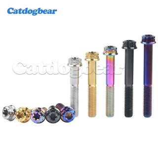Catdogbear Titan Bolt Gr5 M8 - Mặt bích 12 điểm Torx T40 đầu, phù hợp với phanh đĩa và giảm xóc xe máy