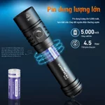 SUPERFIRE DL02 Đèn Lặn LED 20W Công Suất Lớn Tối Đa 2000 Lumen Chống Nước 100m An Toàn Cho Lặn Biển Sâu Hang Động và Ống Thở — ảnh 8