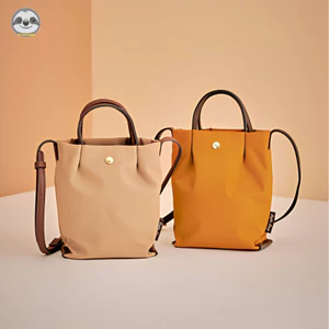 Phong cách Nhật Bản Muji Style / Túi xô mua sắm một vai Mini / Túi đeo chéo di động chất lượng cao phù hợp / Túi điện thoại di động chéo thời trang / Túi đựng tài liệu Nylon / Đồng xu phù hợp