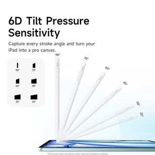 Baseus PS3 Air Bluetooth Stylus Pen cho iPad Pencil Sạc có dây đa năng cho tất cả iPad Air Pro Máy tính bảng Mini Bút viết cảm ứng