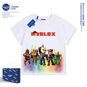 Áo thun NASA Roblox unisex tay ngắn rộng rãi phong cách casual – Hè 2026