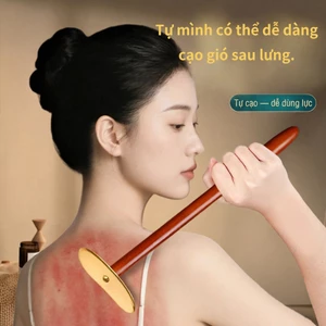 Tay cầm dài dụng cụ cạo gió đồng đúc Thái Cực – Hỗ trợ tự massage lưng, vai gáy, thông kinh lạc, giảm đau mỏi cơ, giảm nhức mỏi xương khớp hiệu quả