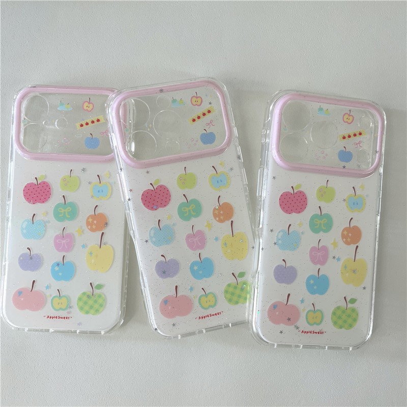 IPhone 17 Pro Max Màu hoa văn trái cây Chất liệu TPU IMD process phone case