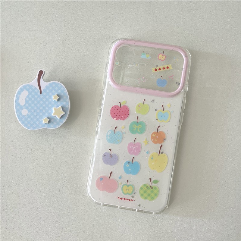 IPhone 17 Pro Max Màu hoa văn trái cây Chất liệu TPU IMD process phone case