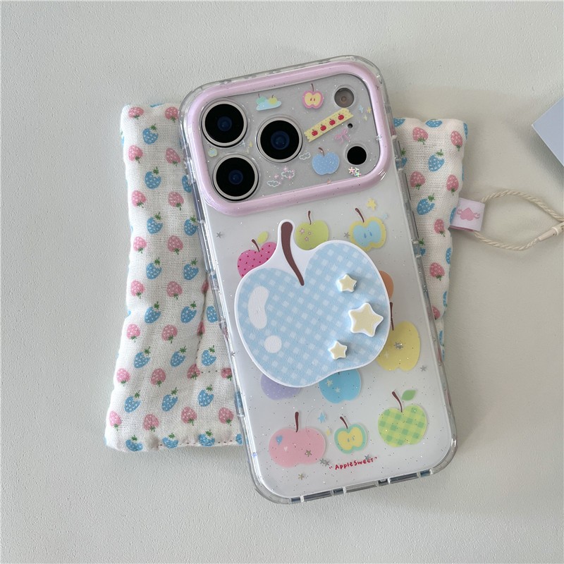 IPhone 17 Pro Max Màu hoa văn trái cây Chất liệu TPU IMD process phone case
