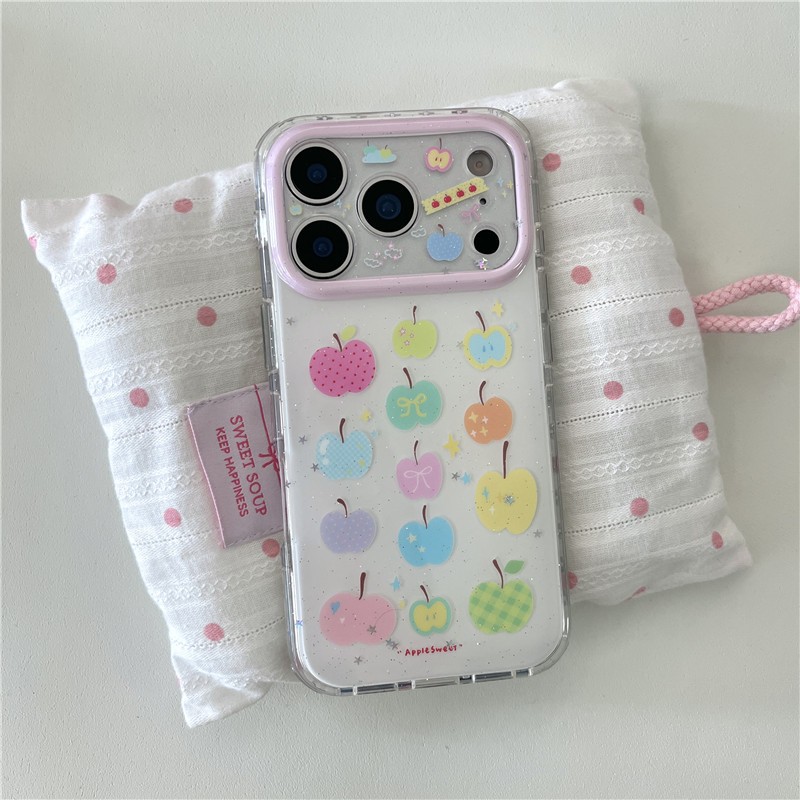 IPhone 17 Pro Max Màu hoa văn trái cây Chất liệu TPU IMD process phone case