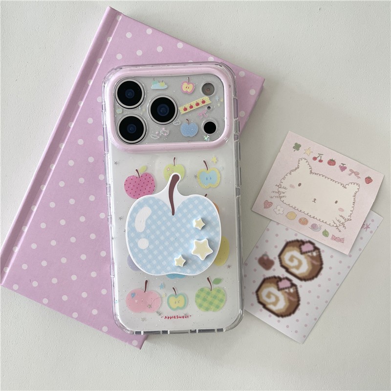 IPhone 17 Pro Max Màu hoa văn trái cây Chất liệu TPU IMD process phone case