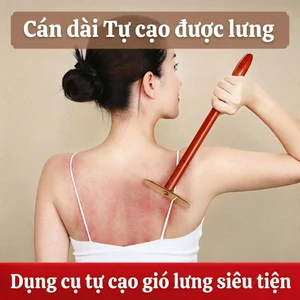 Miếng cạo gió phong thủy hình Thái Cực bằng đồng (tay cầm dài) – Tự massage toàn thân, cạo sạch gió lưng, kích thích kinh lạc, giảm đau nhức cơ xương khớp an toàn tại nhà.