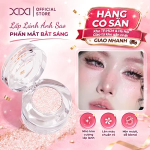 Xixi Phấn Mắt Nhũ Tông Đất Bắt Sáng Mịn Lâu Trôi Chống Nhòe Dễ Dùng Trang Điểm D506
