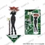 GACHIAKUTA Rudo Enji Đen Phù Hợp Với Chibi Acrylic Đứng Móc Khóa Anime Merch