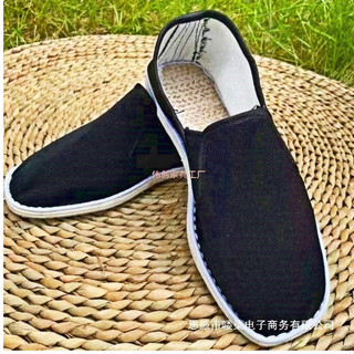 Giày Handmade Gai Dây, Đế Melaleuca, Chất Liệu Vải, Sọc Vải, Thiết Kế Thủ Công