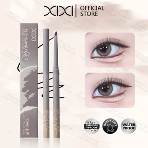 XIXI Matte Silkworm Bút Kẻ Mắt Bút Chống Thấm Nước Lâu Dài Không Nở Sáng Bóng Nhanh Khô Miếng Lót Mắt Gel Bút Màu Nâu Phấn Mắt Bút Trang Điểm NO.D953