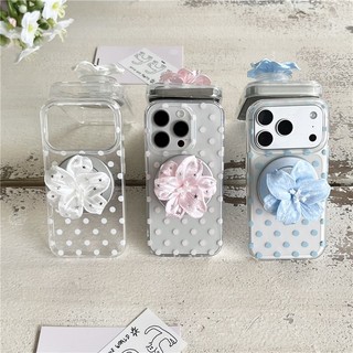 IPhone 17 Pro Max Họa tiết hỗ trợ hoa hình chấm chấm chất liệu TPU Vỏ điện thoại xử lý IMD