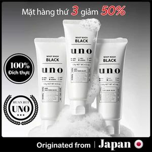 ✨Mặt hàng thứ 3 giảm 50%✨【UNO】 Sữa rửa mặt dành cho nam 130g – Màu đen, kiểm soát dầu và dưỡng ẩm