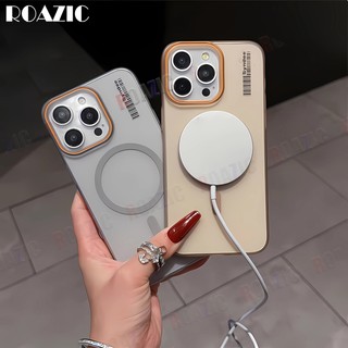 Ốp điện thoại nửa trong suốt mỏng mờ sang trọng tương thích cho [VIVO V70 FE 5G] Ốp lưng PC cứng chống rơi chống sốc từ tính RS01