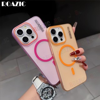 Ốp điện thoại nửa trong suốt mỏng mờ sang trọng tương thích cho [VIVO V70 FE 5G] Ốp lưng PC cứng chống rơi chống sốc từ tính RS01
