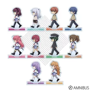 Angel Beats! Kanade Tachibana & Yuzuru Otonashi Acrylic Đứng Hình Anime Trang Trí Bàn Làm Việc