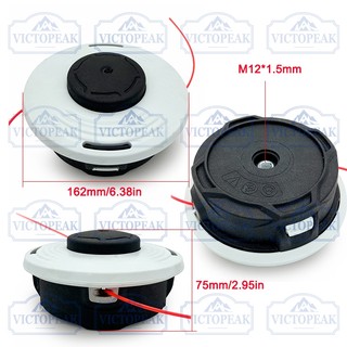 Phụ kiện dụng cụ điện sân vườn M12 * 1.5 Đầu cắt cỏ tự động chất lượng 46-2 để cắt cọ xăng