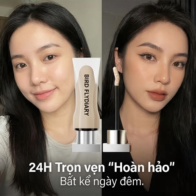 Kem Che Khuyết Điểm Glow Concealer 5g Giữ Nền 12H Căng Bóng Lớp Finish Che Phủ Cao Quầng Thâm Và Mụn
