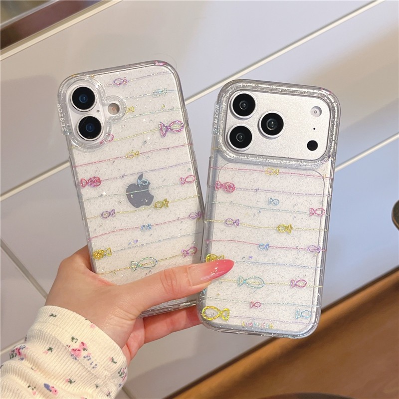 Ốp điện thoại iPhone 17 Pro Max Gilded Line họa tiết cá chất liệu TPU IMD