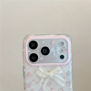 IPhone 17 Pro Max Họa tiết nơ hoa TPU chất liệu IMD xử lý điện thoại