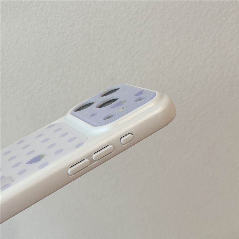 Ốp điện thoại chất liệu Acrylic hình chấm bi cho iPhone 17 Pro Max Fruit