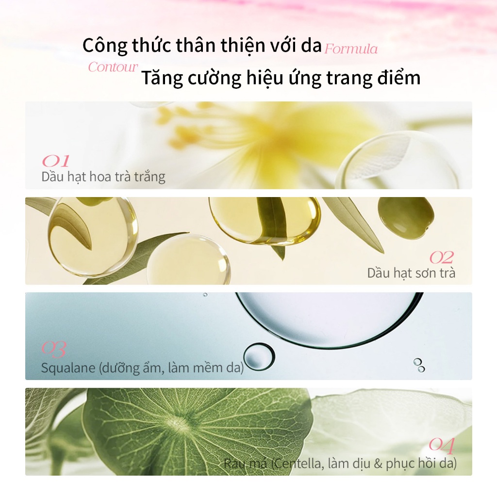 Bảng Phấn Mắt & Highlight Mooekiss 4 Màu 9g, Lì & Nhũ, Làm Sáng Da, Dễ Tán