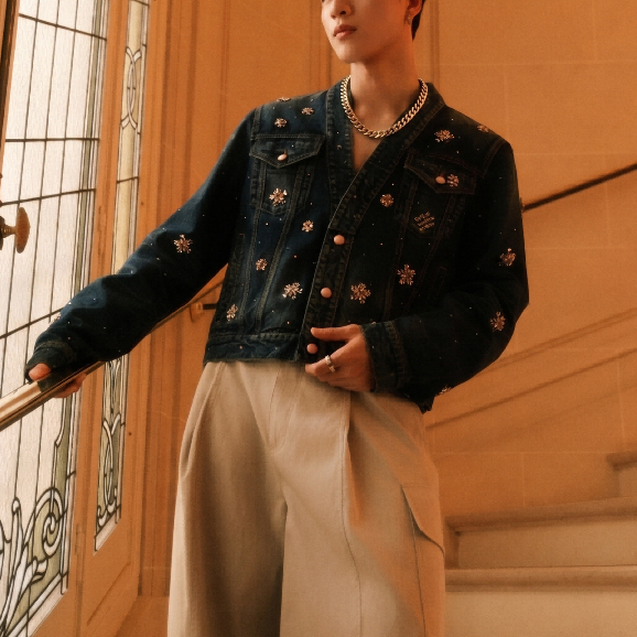 HIEUTHUHAI, phong cách của Jackson Wang-Dây Chuyền Nam Nữ Vòng Cổ Cuban Sợi Xích Titian Chuỗi Trơn Bản Lớn Kuu Clothes Basic Thời Trang - Dây Chuyền Tổng Hợp-NK