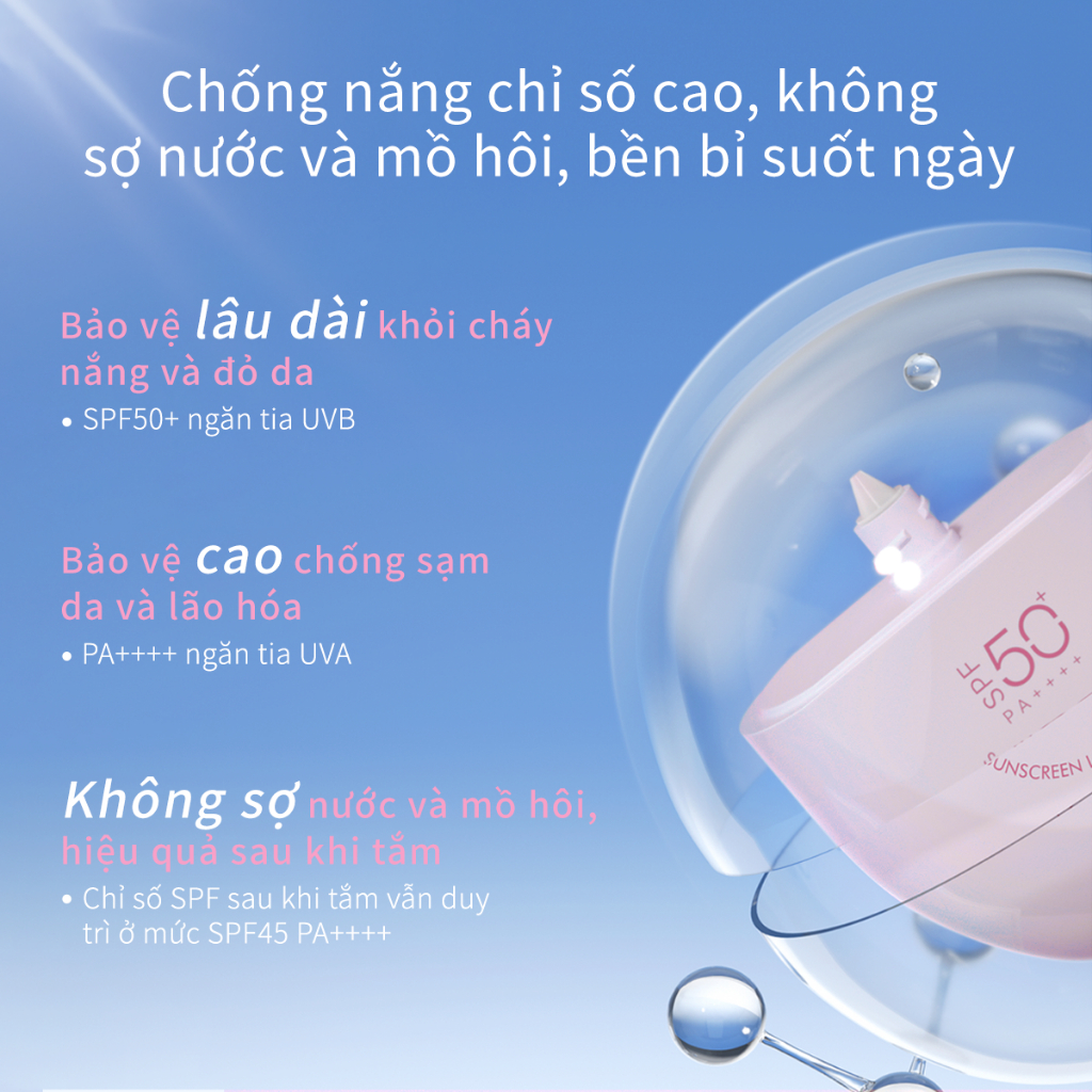 [Quà tặng]OSITREE Viên Kem Chống Nắng 3.0 Nhạy Cảm Làm Trắng Da Dưỡng Ẩm Chống Tia Cực tím 10g Kem Chống Nắng