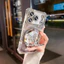 Ốp lưng mềm hình bướm lấp lánh tương thích với iPhone 13 pro max 14 pro max 15 pro max 16 pro max 17 pro max