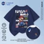 Áo thun tay ngắn in họa tiết NASA x Mario chất liệu 100% cotton thoáng mát cho bé trai bé gái mùa hè