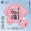 Áo thun tay ngắn in họa tiết NASA x Mario chất liệu 100% cotton thoáng mát cho bé trai bé gái mùa hè
