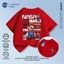 Áo thun tay ngắn in họa tiết NASA x Mario chất liệu 100% cotton thoáng mát cho bé trai bé gái mùa hè