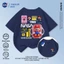 Áo thun tay ngắn in họa tiết dòng Mario NASA - thoáng mát, phù hợp nam nữ trẻ em mùa hè