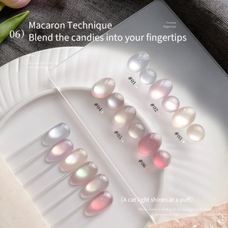 ANNIES Candy Cat 's Eye Nail Polish 5g Bao bì lọ màu thạch trong suốt cao