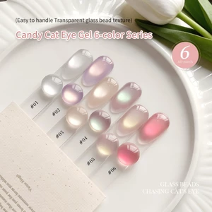 ANNIES Candy Cat 's Eye Nail Polish 5g Bao bì lọ màu thạch trong suốt cao