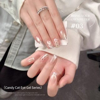 ANNIES Candy Cat 's Eye Nail Polish 5g Bao bì lọ màu thạch trong suốt cao