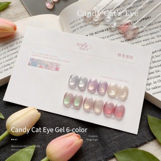 ANNIES Candy Cat 's Eye Nail Polish 5g Bao bì lọ màu thạch trong suốt cao
