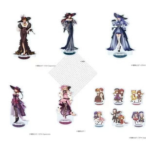 Umineko When They Cry Chibi Acrylic Stand Set – Beatrice & Battler Anime Trang Trí Bàn Làm Việc Sưu Tập