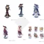 Umineko When They Cry Chibi Acrylic Stand Set – Beatrice & Battler Anime Trang Trí Bàn Làm Việc Sưu Tập