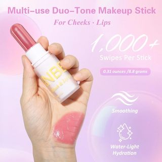 Kem Blush Stick UCANBE – Kem Cheek & Lip Tint 2 trong 1 Vitamin E, có thể xây dựng, Nhẹ, Dưỡng ẩm, Lâu trôi, Hoàn thiện giống như da tự nhiên