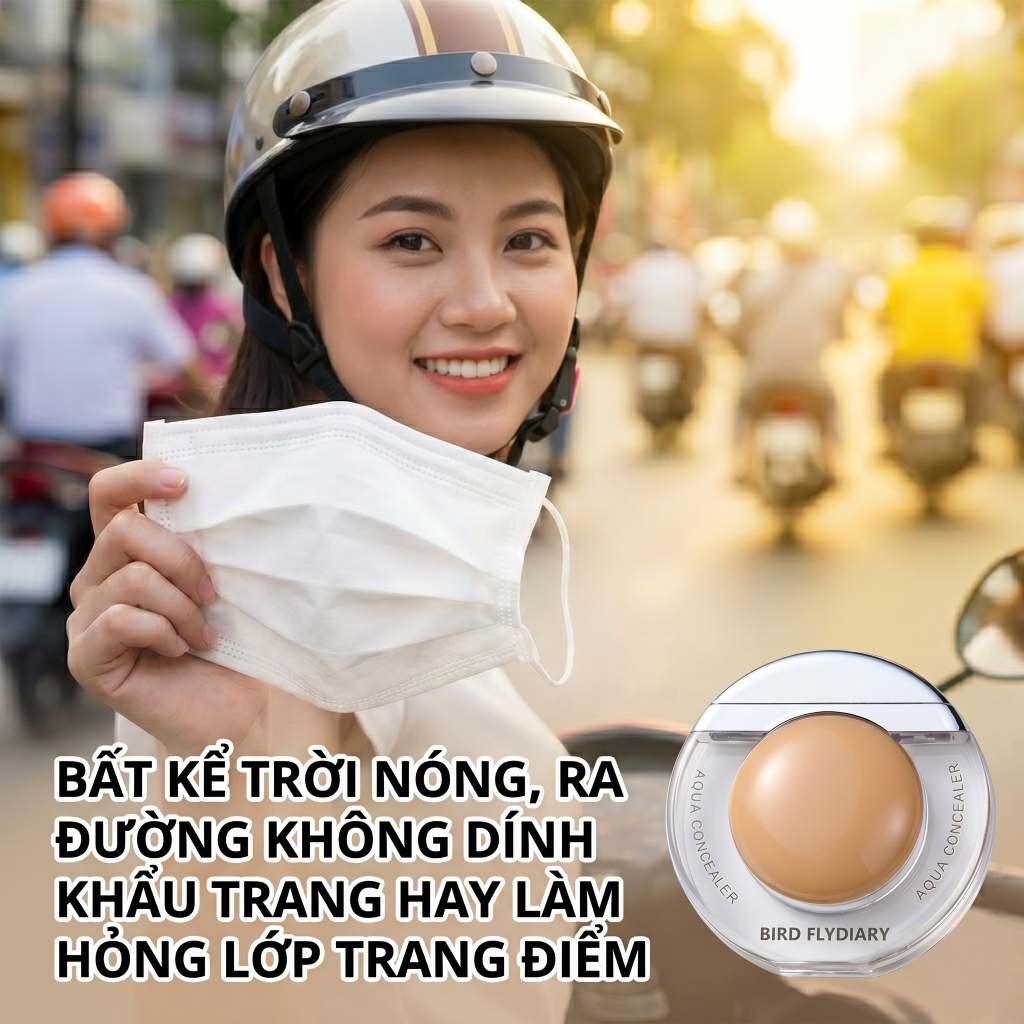 Kem Che Khuyết Điểm Dạng Lỏng Độ Che Phủ Cao Lâu Trôi Chống Nước Che Quầng Thâm Mụn Chính Hãng 14g
