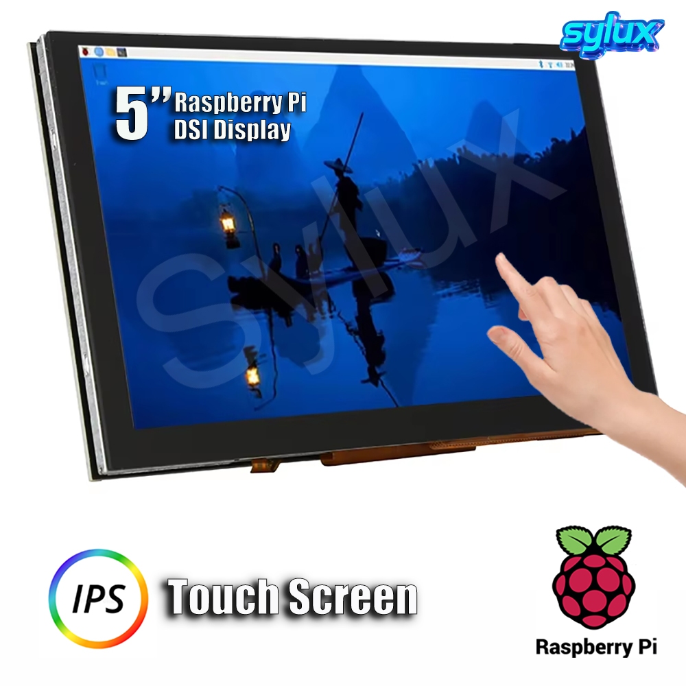 Raspberry Pi 5 Inch IPS Màn hình cảm ứng di động 800x480 Điện dung MIPI ...