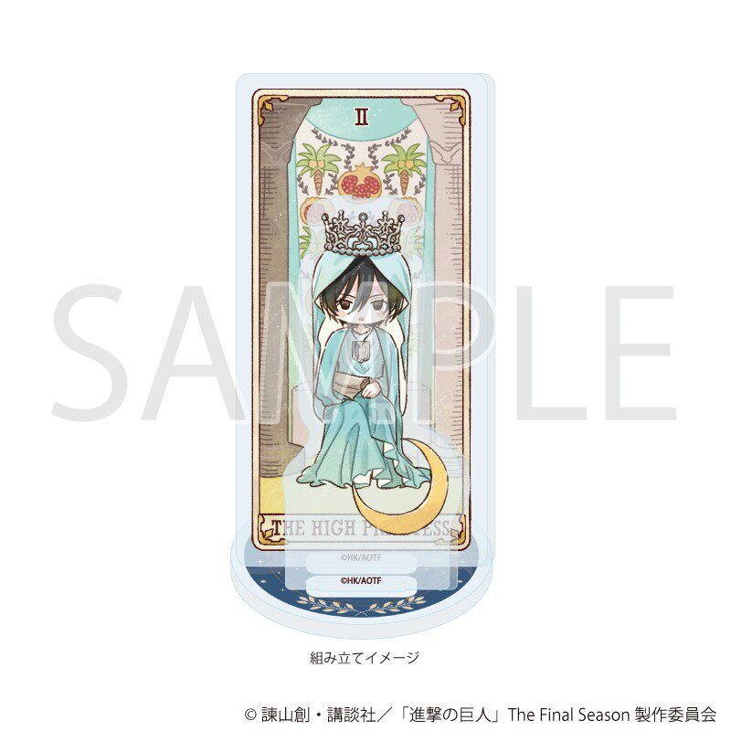 Attack on Titan Tarot Style Ver. Vua Acrylic Đứng Anime Dễ Thương Trang Trí Bàn Tập Thể Hình