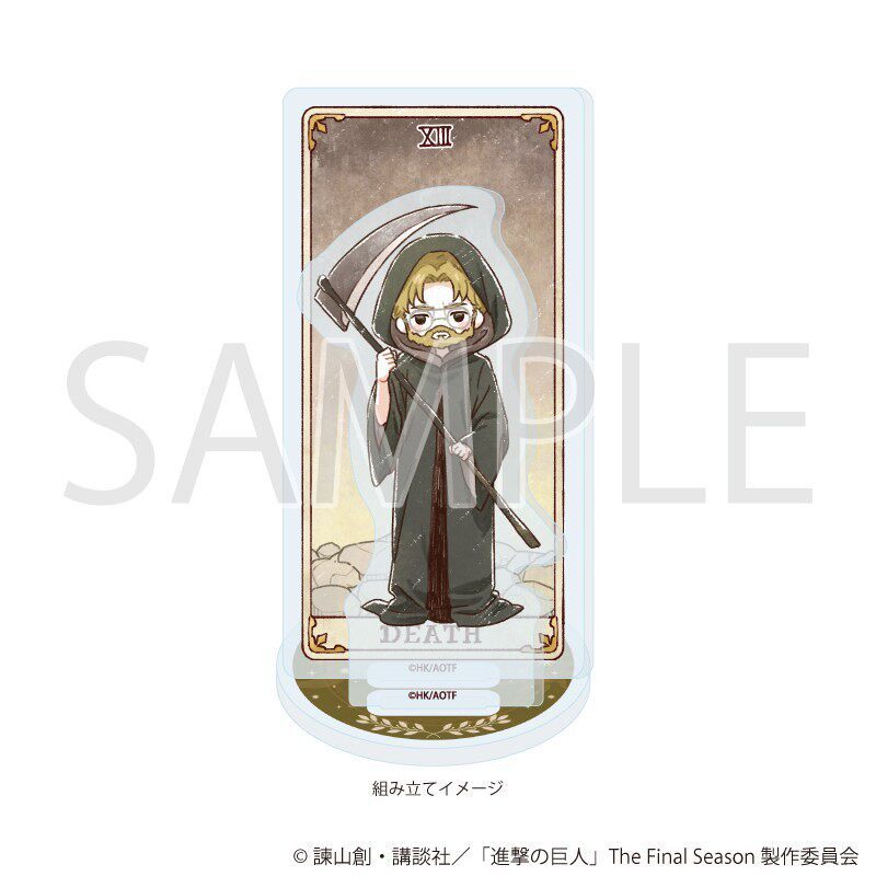 Attack on Titan Tarot Style Ver. Vua Acrylic Đứng Anime Dễ Thương Trang Trí Bàn Tập Thể Hình
