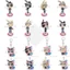 Attack on Titan Bunny Ear Waiter Eren Chibi Acrylic Stand & Móc khóa – Anime Collectible Merch