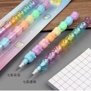 Hình gấu hoạt hình dễ thương Không mài bút chì