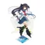 Aokana Bốn Nhịp Điệu Xuyên Qua Màu Xanh Acrylic Đứng & Móc Khóa Asuka Kurashina Anime Sưu Tập Merch