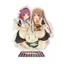 Aokana Bốn Nhịp Điệu Xuyên Qua Màu Xanh Acrylic Đứng & Móc Khóa Asuka Kurashina Anime Sưu Tập Merch